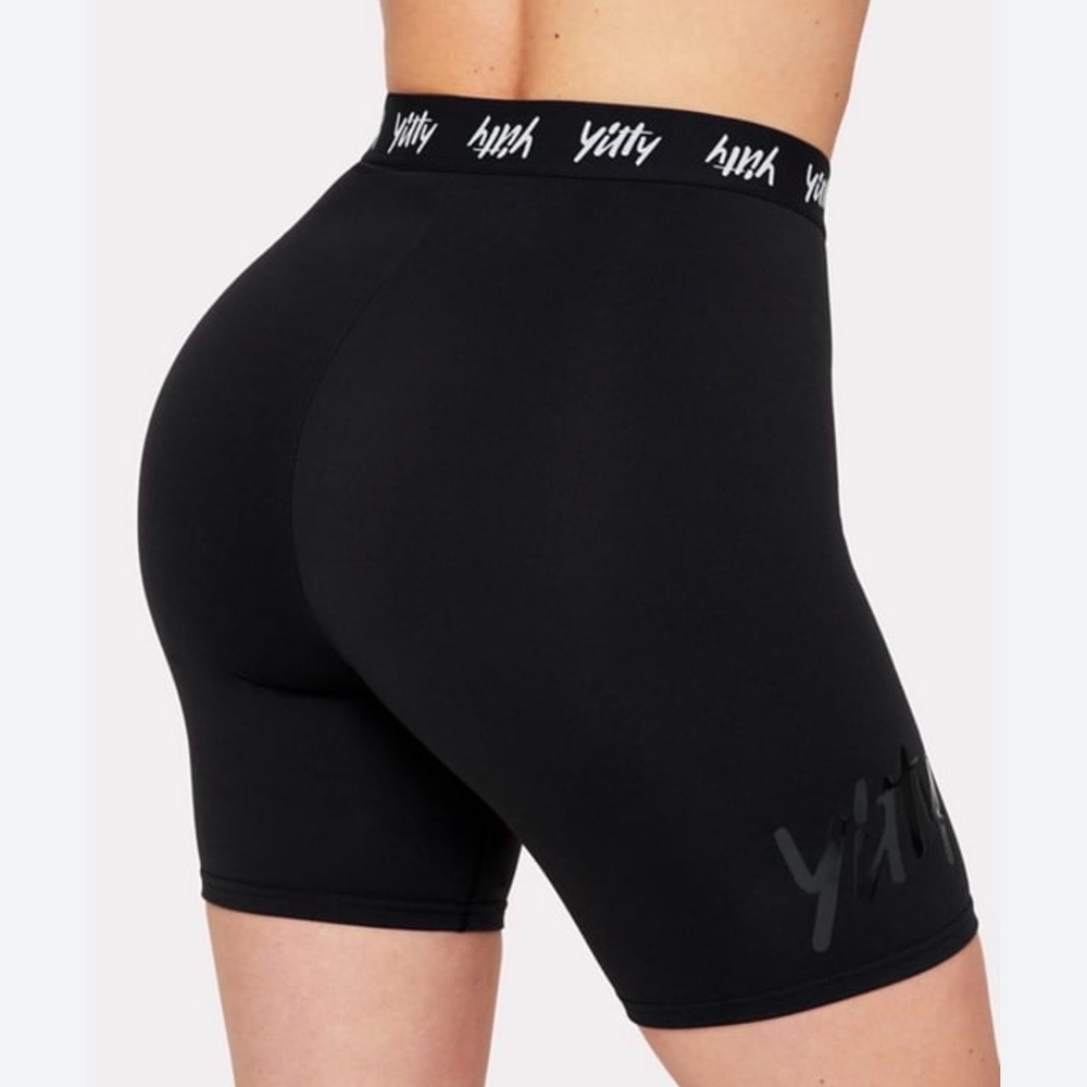 YITTY Black Bike Shorts for Women
